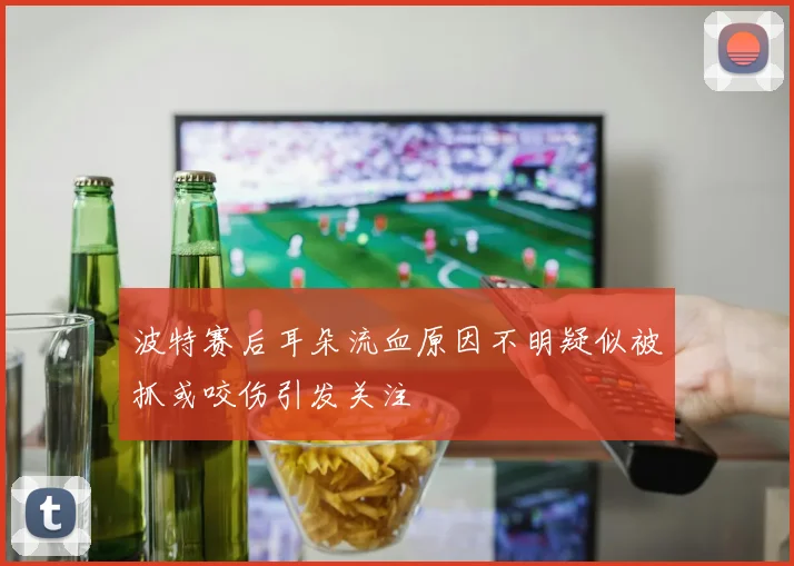 波特赛后耳朵流血原因不明疑似被抓或咬伤引发关注